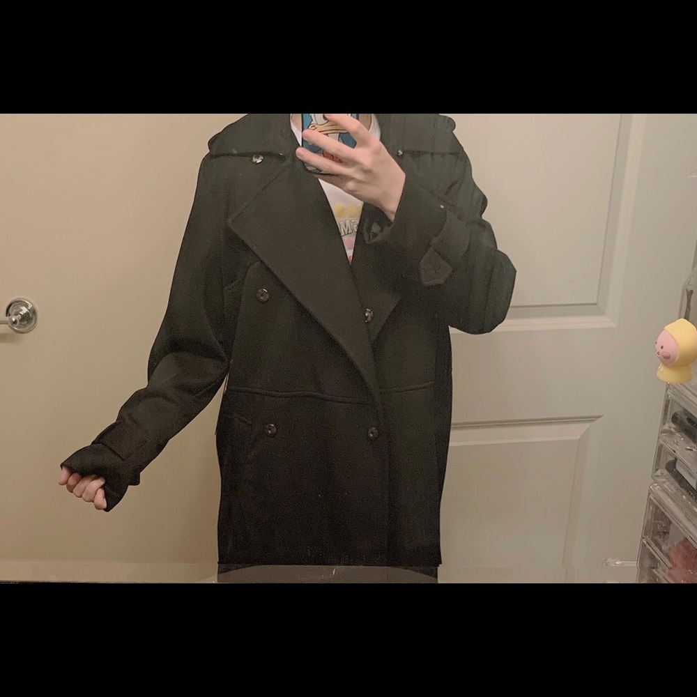 Unif Black Trench Coat